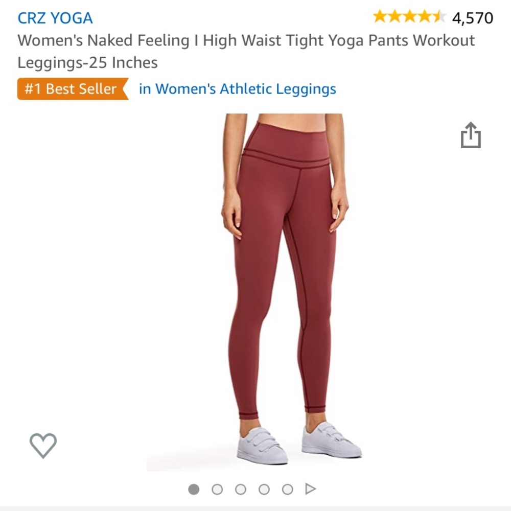 CRZ Yoga High Waisted Leggings Full Length